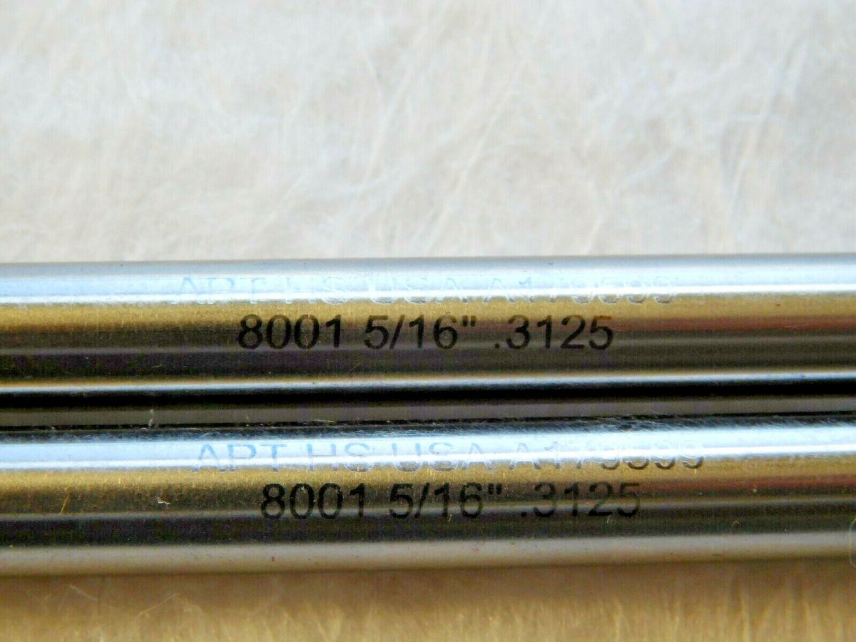 Alvord-Polk Core Drills HSS RH 8001 Series Straight Shank 5/16" 4FL Qty 2 4