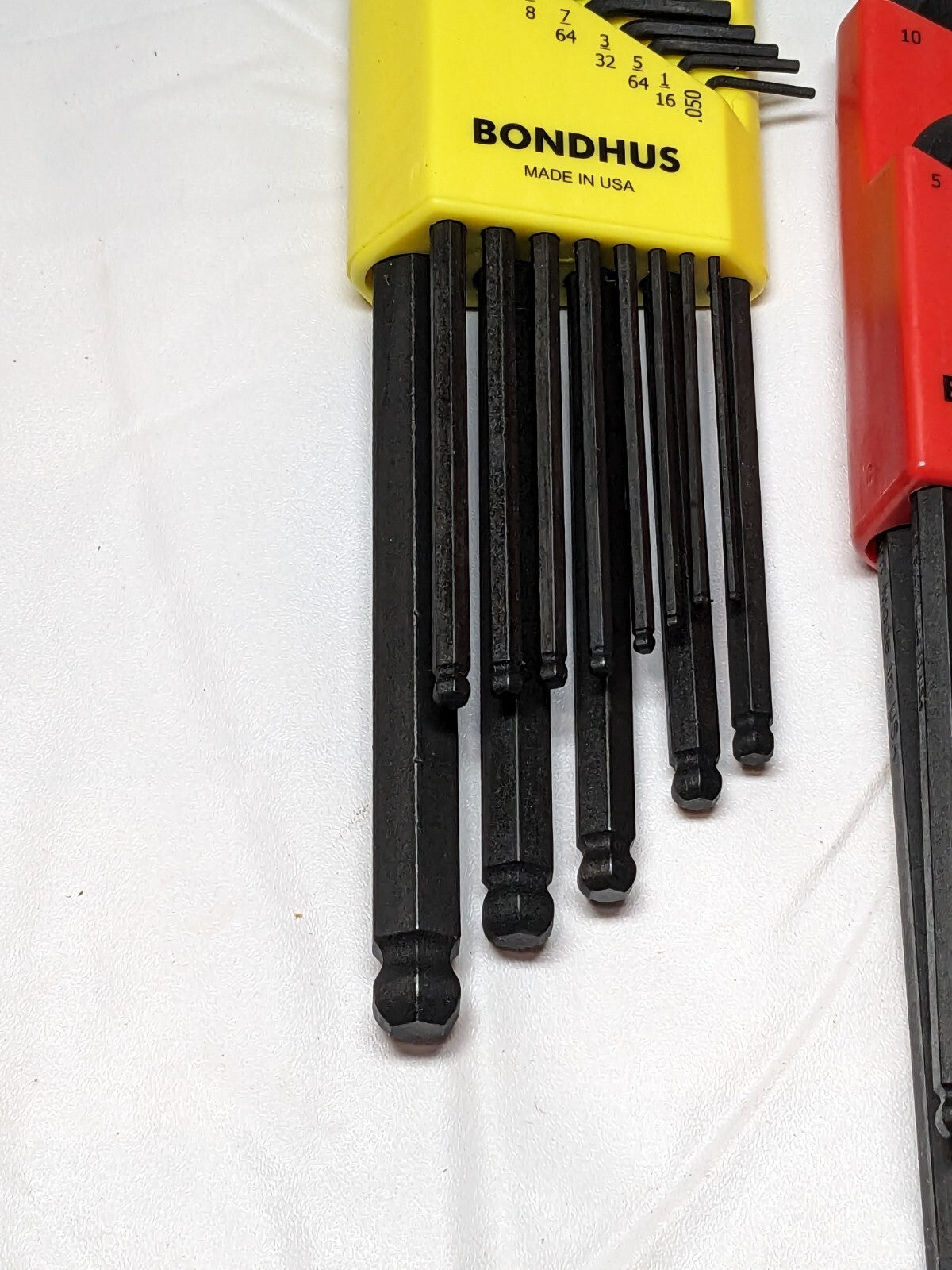 BONDHUS 22 Piece L-Key Ball End Hex Key Set 20199