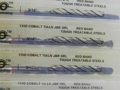 Accupro 3/16" 135° Cobalt Jobber Drill Qty 5 02373512