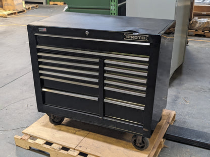 Proto Roller Cabinet Tool Box 14 Drawer 42 W x 22 D x 38 H Scratch N Dent