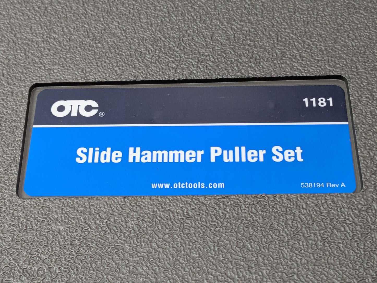 OTC Slide Hammer Puller Set 1181