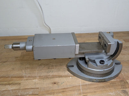 Precision 2-Axis Machine Vise w/ Swivel Base 4" Jaw Width 4" Opening C