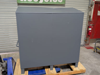 Durham Heavy-Duty Job Site Storage Cabinet 3-Shelf 64 x 24 x 62 Scratch N Dent