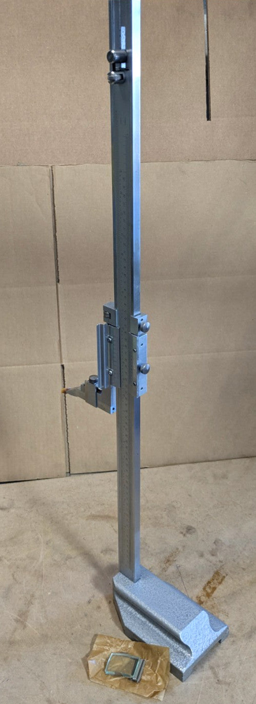 Precision Vernier Height Gage  Stainless Steel  0 to 24"   0.001" Grad