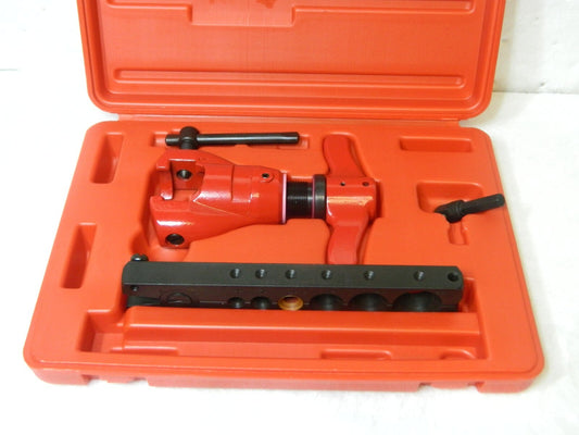 WorkSmart 6pc Flaring Tool Kit 3/16 to 5/8" Pipe Cap Cuts Copper WS-PL-FLAR5-1