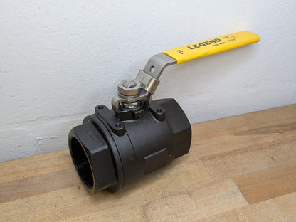 Legend T-730 Full Port Carbon Steel Ball Valve 2" Pipe FNPT x FNPT 150 WSP