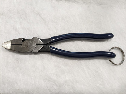 KLEIN TOOLS 9-3/8" OAL, 12 AWG Capacity, Standard Lineman's D213-9NETT