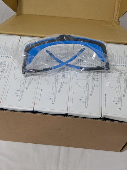 UVEX Safety Glasses: Clear Lens Color, Half-Frame Qty 10 S3853