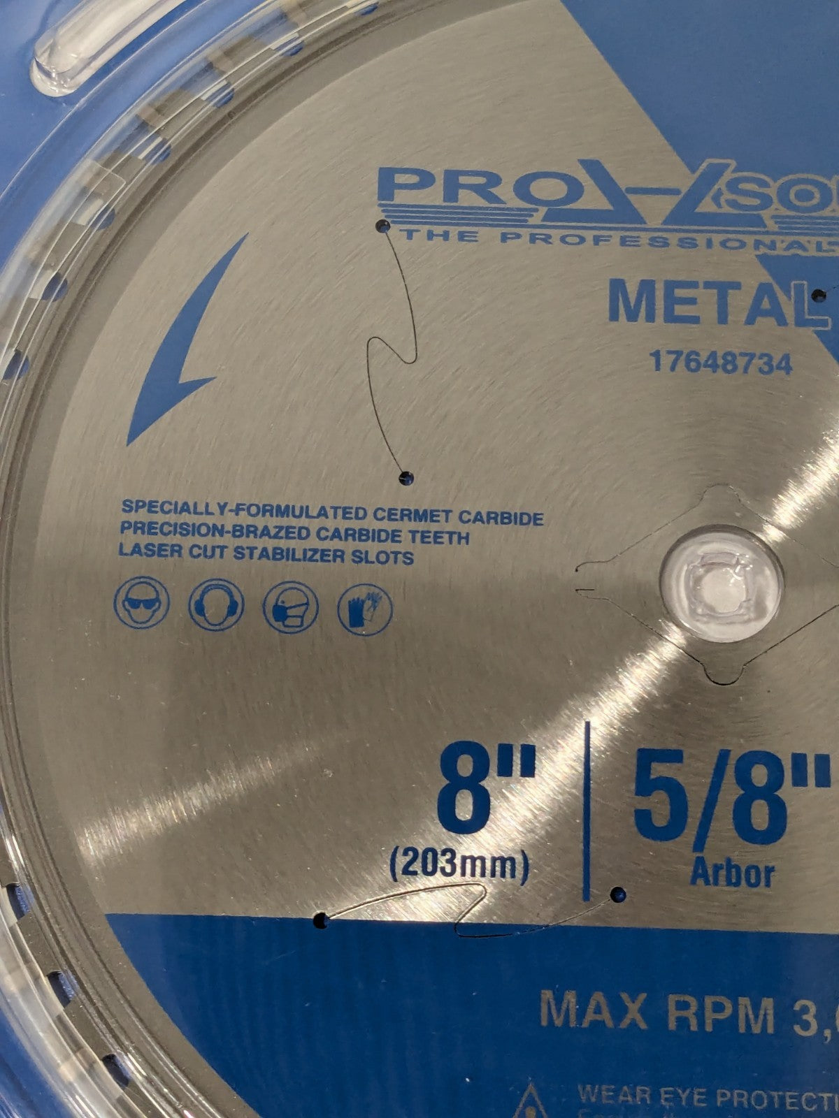 PRO-SOURCE Wet & Dry Cut Saw Blade: 8" Dia, 5/8" Arbor Hole 17648734
