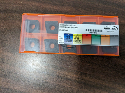 HERTEL Turning Insert 10ct: CNMM 646–L13 HC1250T, Solid Carbide 1002021