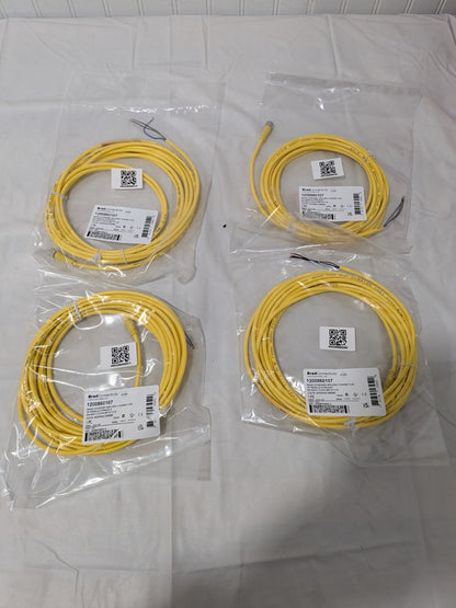 (4) Brad M8 Female Straight to Pigtail Cordset Sensor and Receptacle 3 Amp