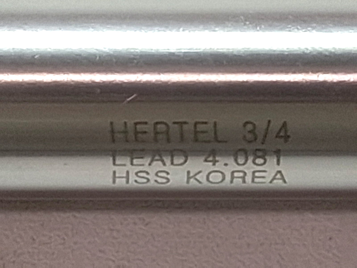 Hertel Square End Mill HSS 3/4" Dia 1-5/8" LOC 4Fl 41117680