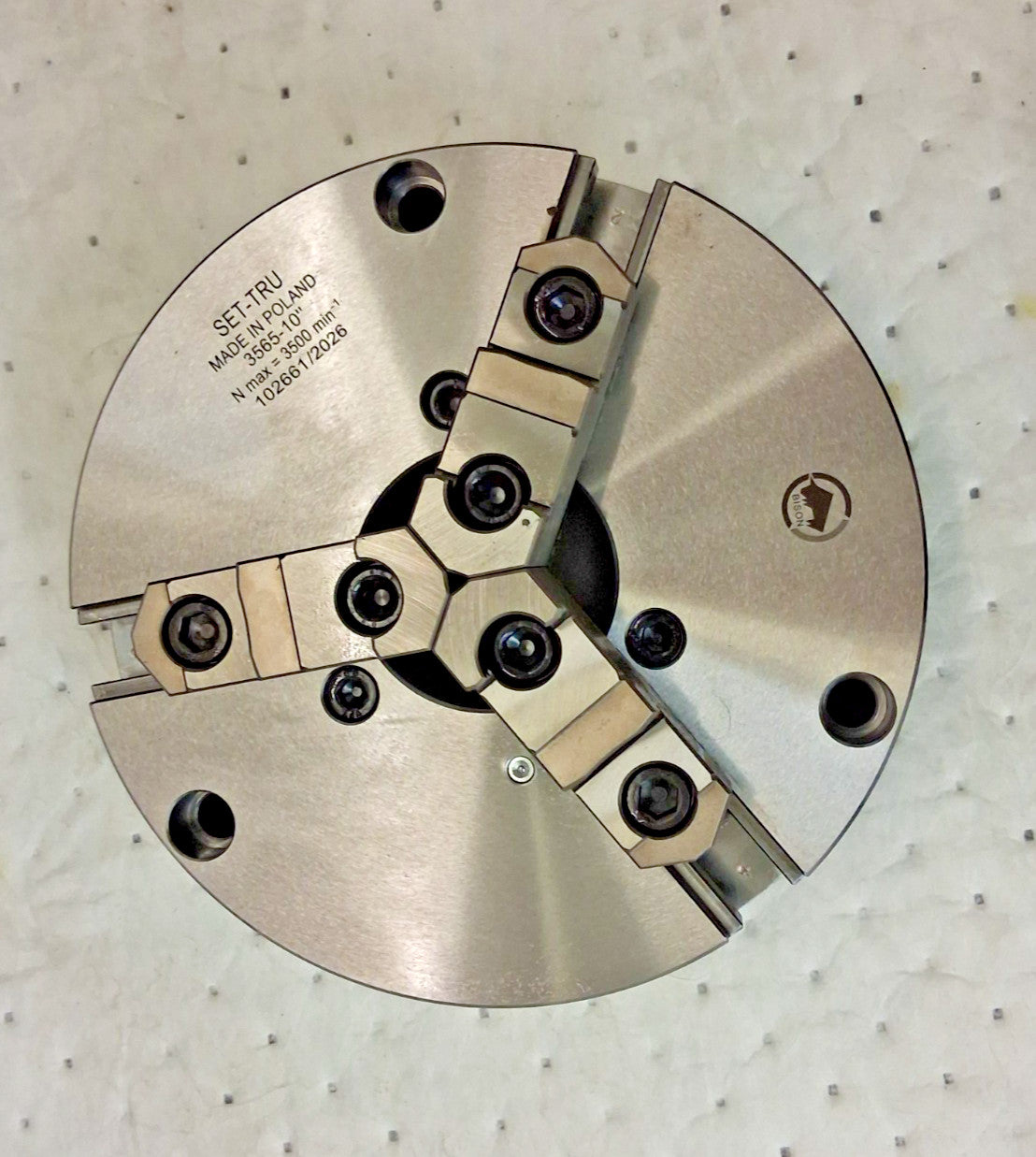 Bison Self-Centering Chuck With Fine Adjustment 3565-10