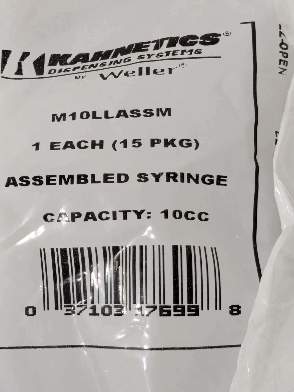 Weller Soldering Manual Assembled Syringe - 10cc: Qty 150 M10LLASSM