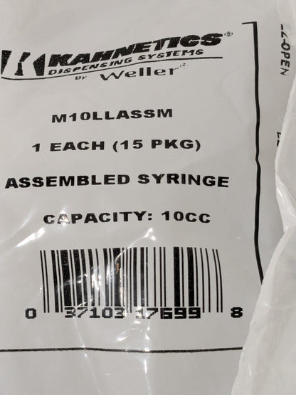 Weller Soldering Manual Assembled Syringe - 10cc: Qty 150 M10LLASSM