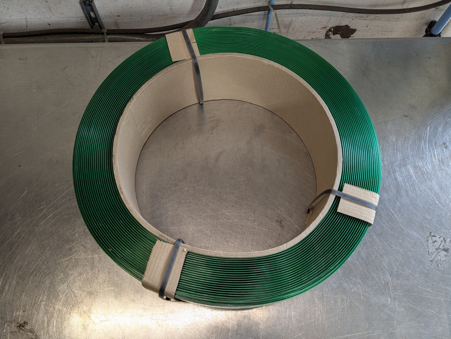 Machine Grade Polyester Strapping Green 4200 FT. x 5/8 IN. x 0.035 IN. PS5835G