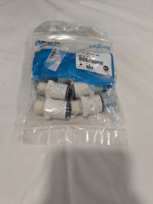 Legris Push-to-Connect Fitting: Connector, 1/2" OD Qty 5 78613759