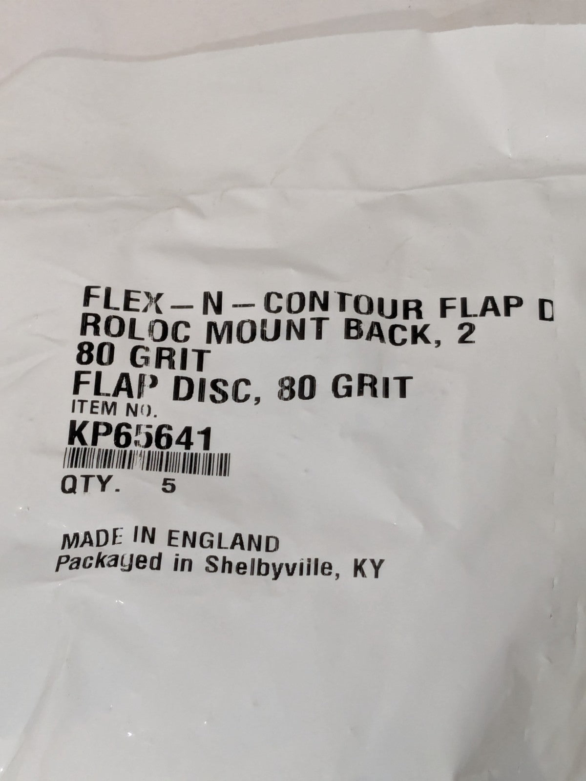 Garryson Flap Disc: 2" Dia, Zirconia Alumina, Flexible Qty 10 KP65641