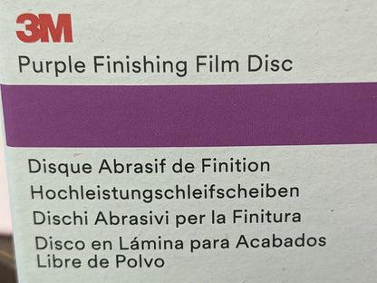 3M Hook & Loop Disc 36pk 6″ Disc Dia 1,500 Grit Aluminum Oxide 7100122795