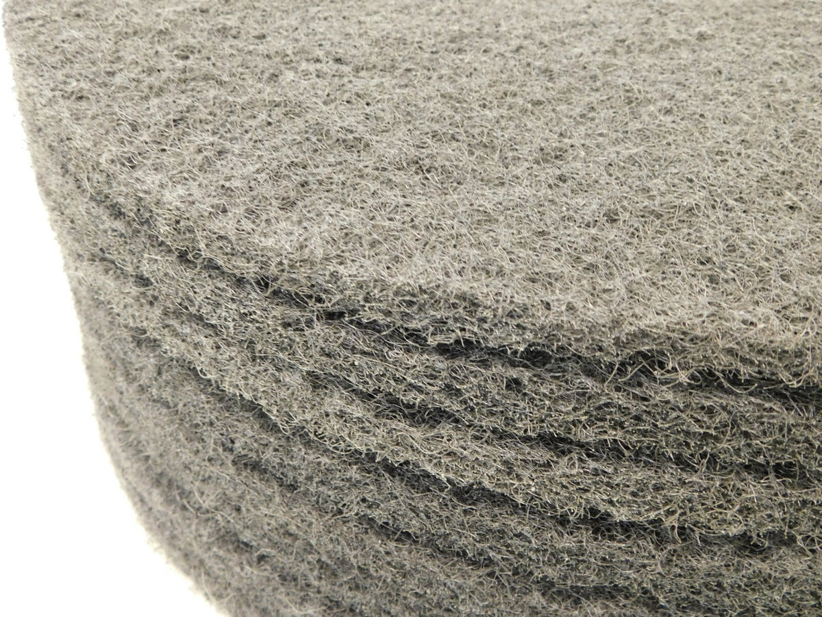 3M Stripping Pads 8Pk 17" Machine Black Pad Nylon & Polyester 50048011083792
