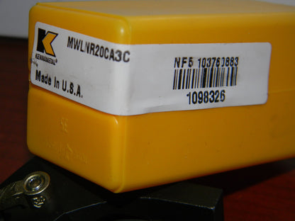 Kennametal Boring Bar Cartridge Head MWLNR20CA3C 2.756" x 2.756" 020R 1098326