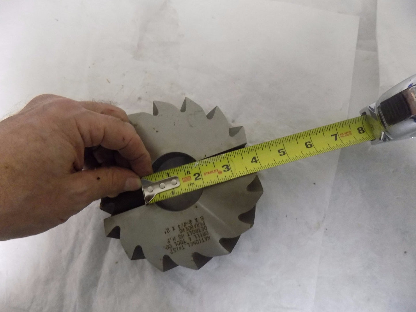 National Twist Drill Co HSS 6" x 2-1/4" x 2" 16-Teeth Arbor Shell