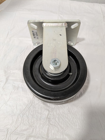 ALBION Rigid Top Plate Caster: Phenolic, 8" Wheel Dia, 3" Width Qty 2
