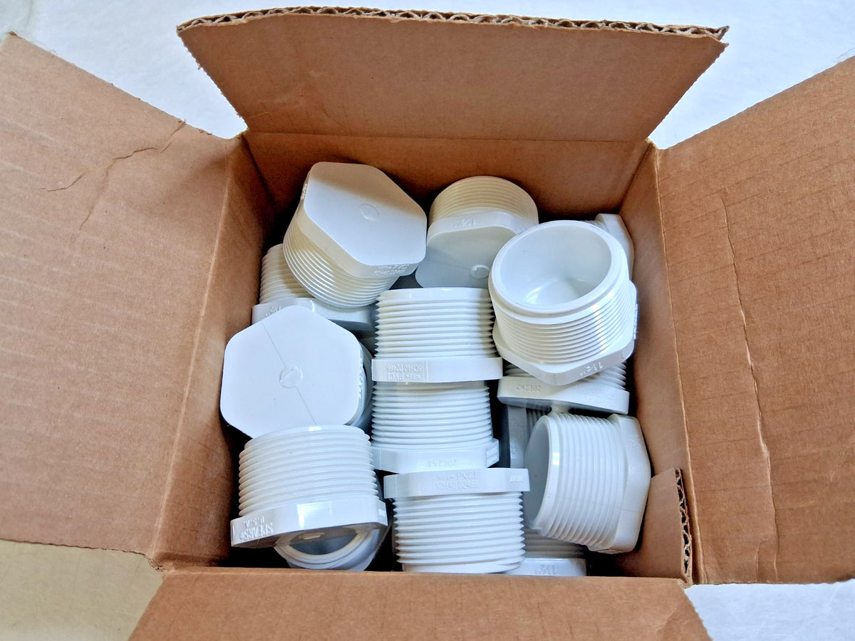 Pro Plastic Plug 1-1/2" PVC QTY25 450-015