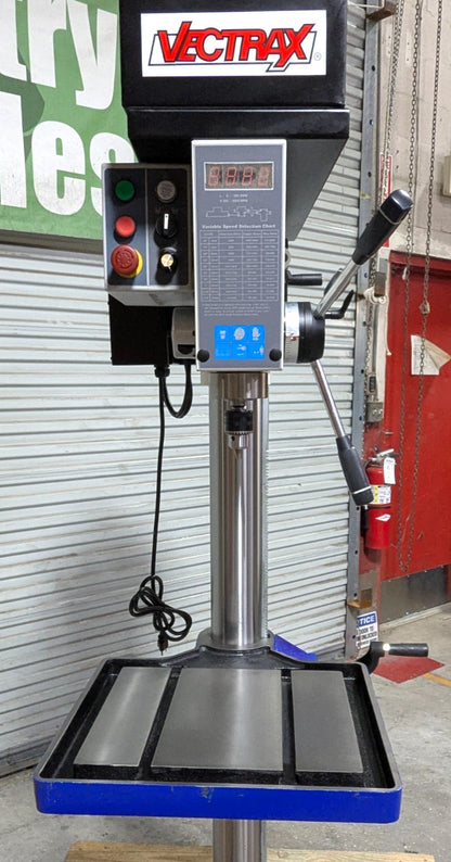 VECTRAX  RF-19V Drill Press  20" Swing  115V  1HP  0-2000 RPM  *Scratch & Dent*