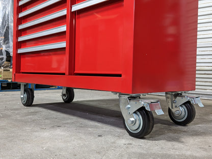 Pro Source Roller Cabinet Tool Box 11 Drawers 42 x 18 x 39 Steel Red