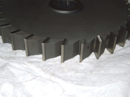 Pro Side Cutting Mill HSS 8" Diam 1-1/4" Arbor Hole 1" Thick 30 T