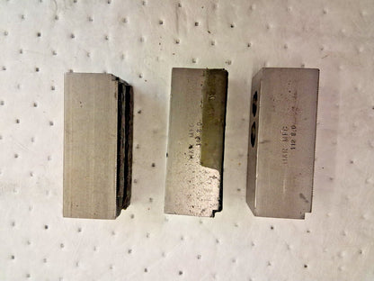 H&R Manufacturing Serrated Soft Lathe Chuck Jaws QTY3 HR-112-2.0