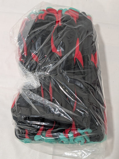 (1 DOZEN) GLOBAL TSUNAMI GRIP NITRILE COATED MECHANICS WORK GLOVES SZ MED 500MF