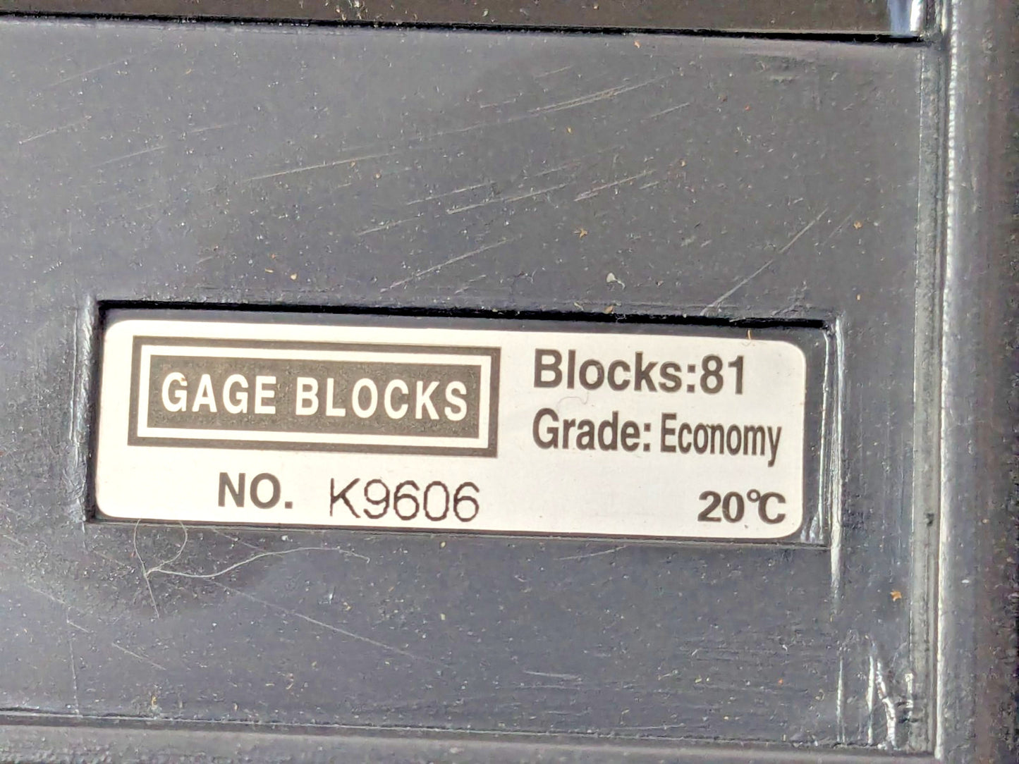 SPI 81 Piece Gage Block Set 0.05 to 4'' Range Economy Grade 30-912-0
