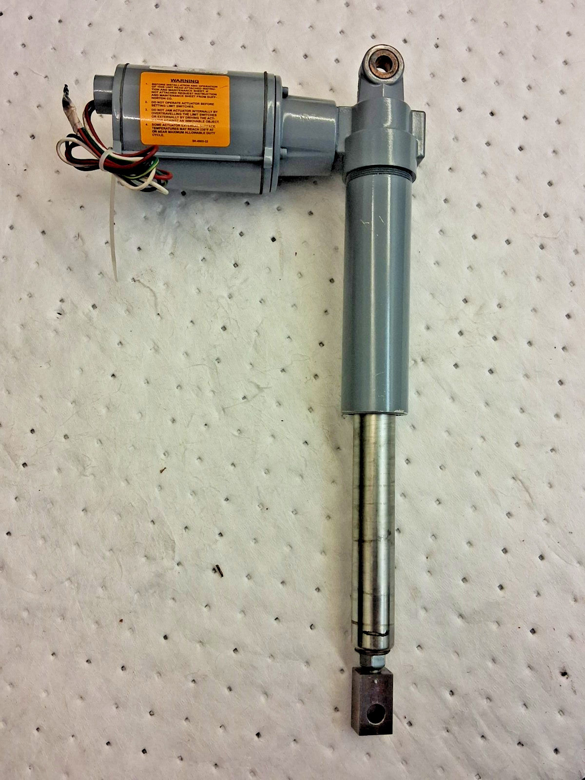 Duff-Norton Linear Electromechanical Actuator with Slip Clutch SPB6405-6