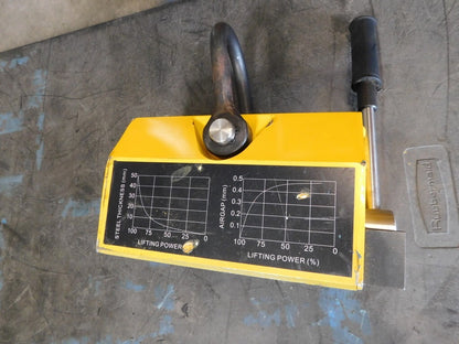 GIBRALTAR Magnetic Lifter: 2,500 lb Capacity DEFECTIVE 1PLM-103-G