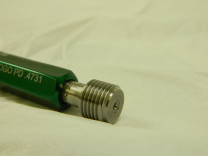 GF GAGE Plug Thread Gage: 1/2-20 Thread, 2B Class, Go & No Go 55318273