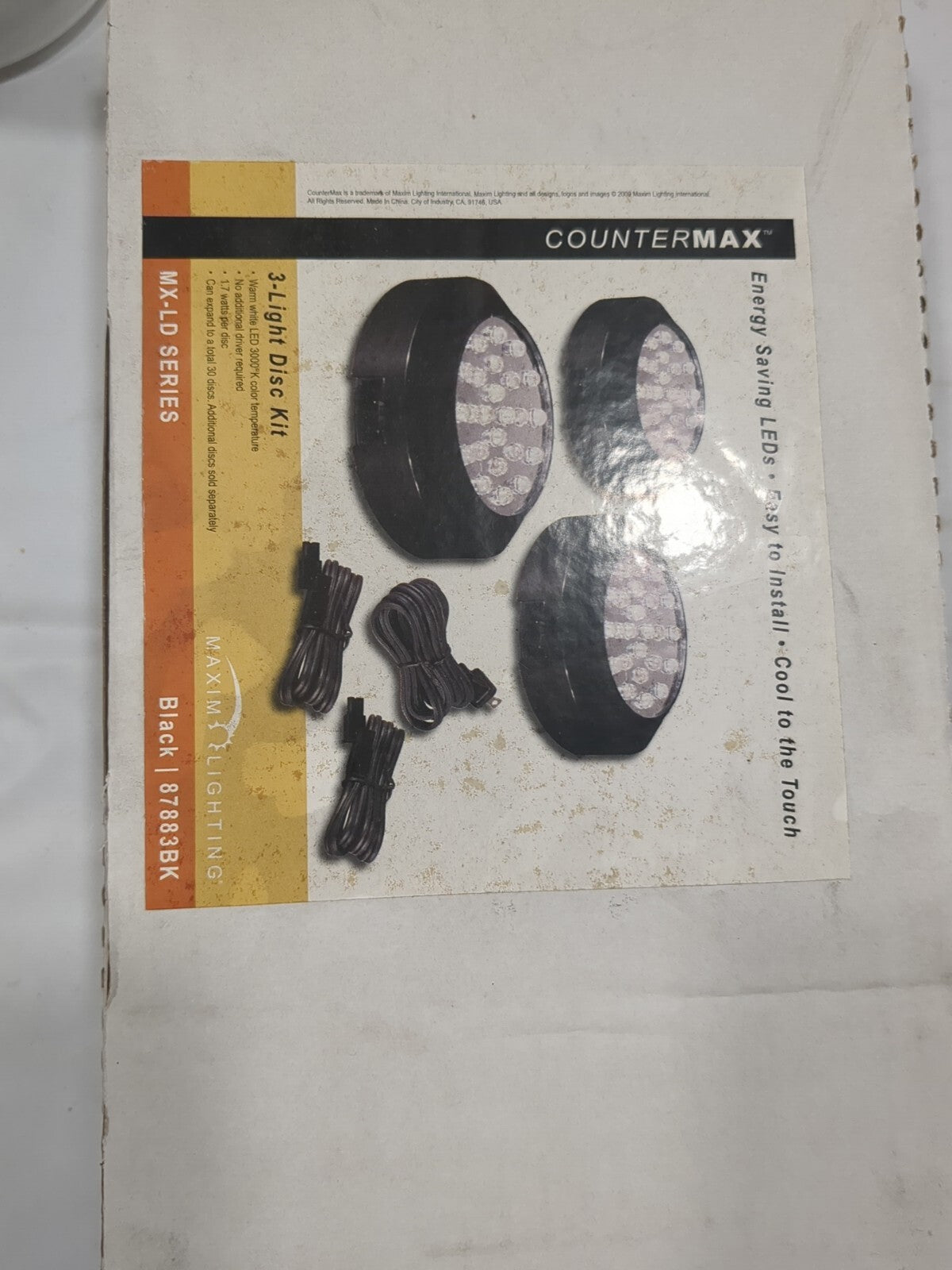 CounterMax 3-light disc Kit BLK 87883bk