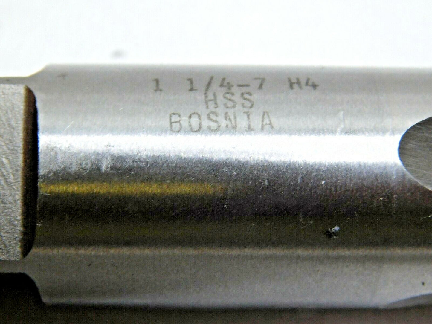 Interstate Standard Hand Tap Straight Flute HSS RH 1-1/4 - 7 H4 4FL 04489407