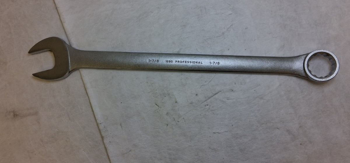 Proto Combination Wrench 1-7/8" Head Size 15 Deg Offset J1260