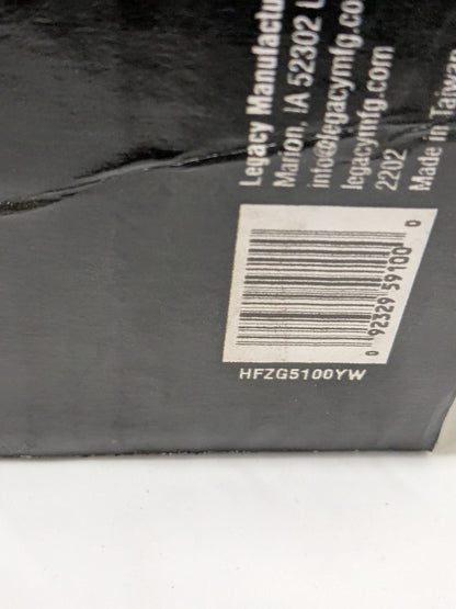Legacy Garden Hose: 100 ft, 3/4" GHT Thread, Hybrid Polymer, 150 psi HFZG51
