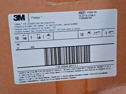 3M Overhead Listen-Only Earmuffs 30dB 7100008764