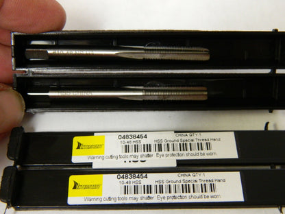 Interstate #10-48 UNS H2 4-FL Straight Flute Standard Hand Tap QTY 2 04838454