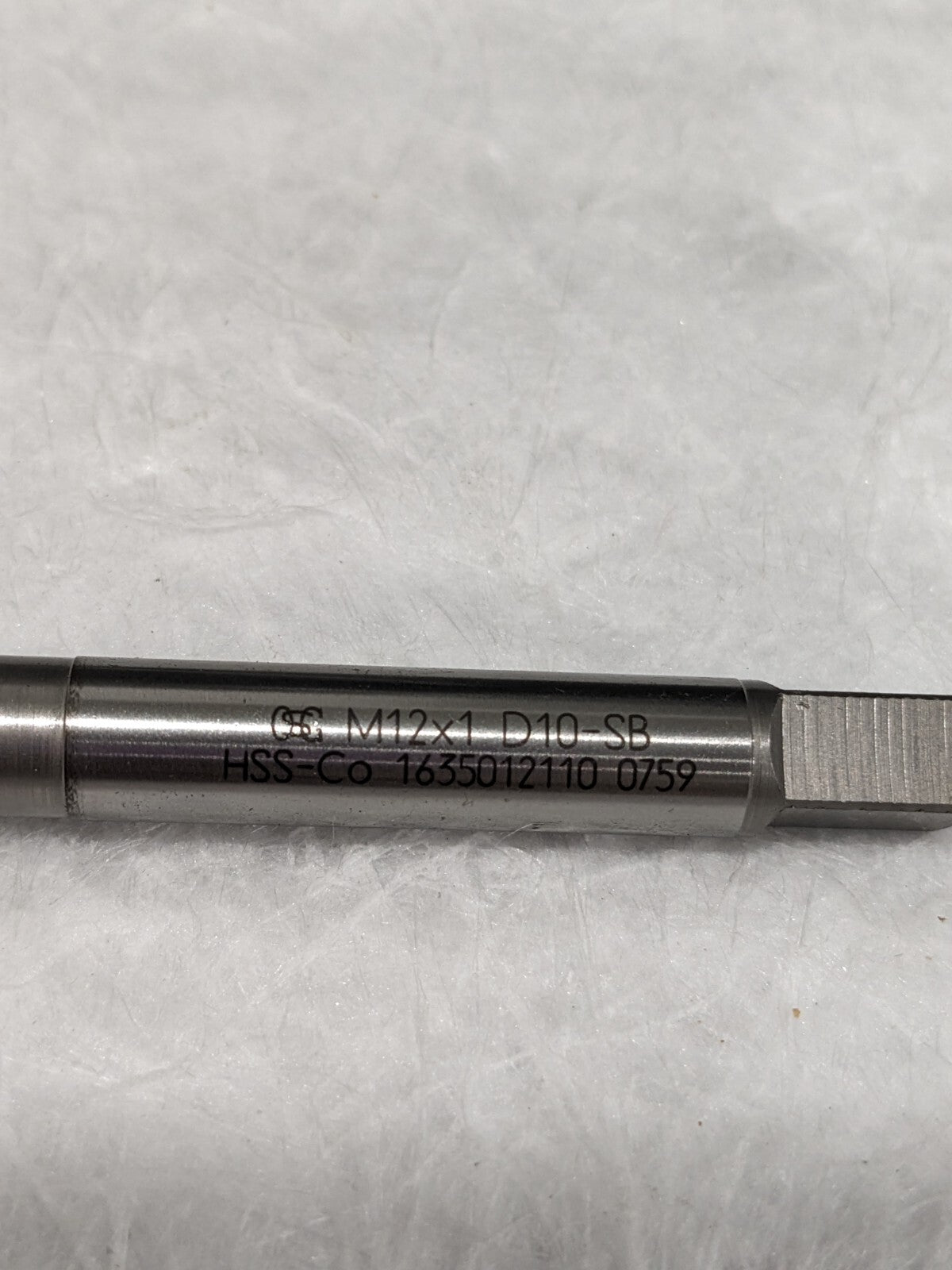 OSG Thread Forming Tap: M12x1.50 Metric, 6H, Bottoming 1635012110