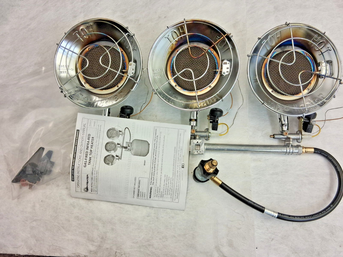 HeatStar Propane Triple Burner Tank Top Radiant Heater F242915