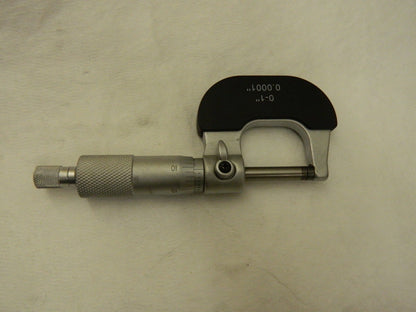 Mechanical Outside Micrometer: 1" Range, 0.0001" Graduation 601-0111