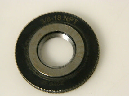 GF Gage 3/8" 18 Thread Class L1 Ring Pipe Thread Gage T037518NK