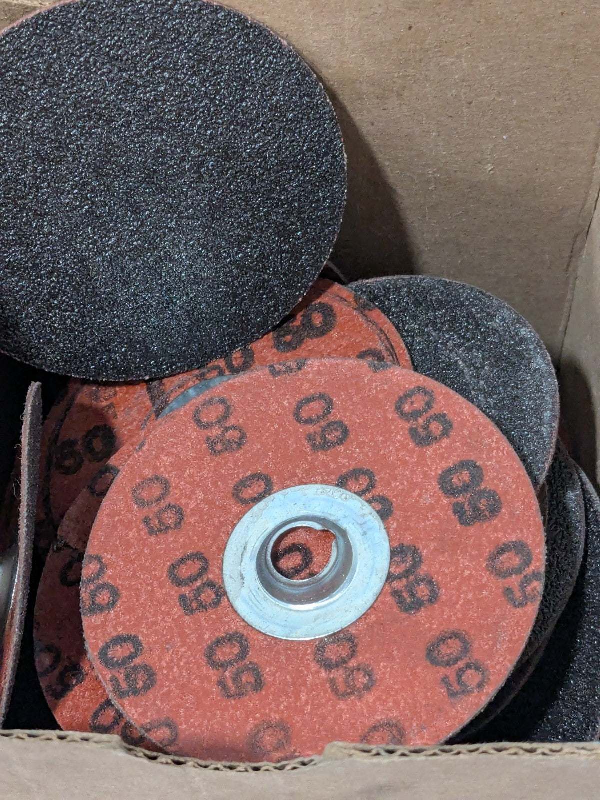 Norton Quick-Change Disc: Type S, 3" Dia, 120G, AO, Coated Qty 40 69957399656