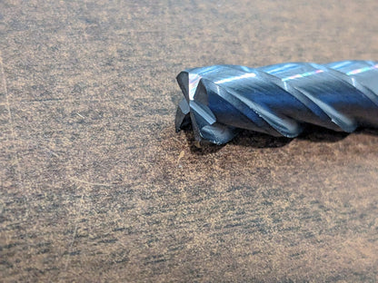 ACCUPRO 4 FL CARBIDE 3/8 INCH DIAM 0.02 INCH CORNER RADIUS END MILL 87658936