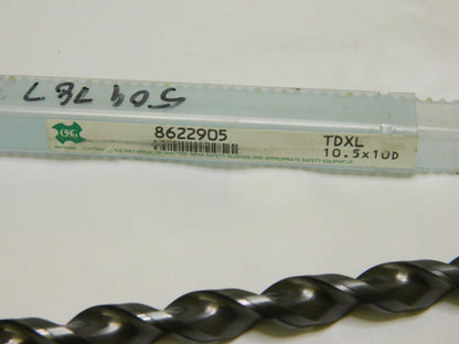 OSG 10.5mm 120° Spiral Flute Cobalt Taper Length Drill Bit 8622905